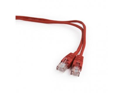 Gembird patch kábel CAT5e, UTP, 0.25 m, červený PP12-0.25M/R