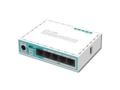 Mikrotik RouterBOARD RB750r2 hEX lite/ 850 MHz/ 64 MB RAM/ 5x LAN/ Router OS L4/ vč. plast. krytu a zdroje RB750r2