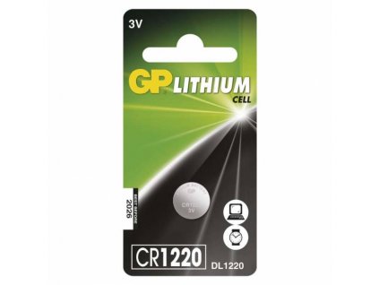 GP Batéria LITHIUM gombíkové CR1220 1ks 3V 36MAH B15201