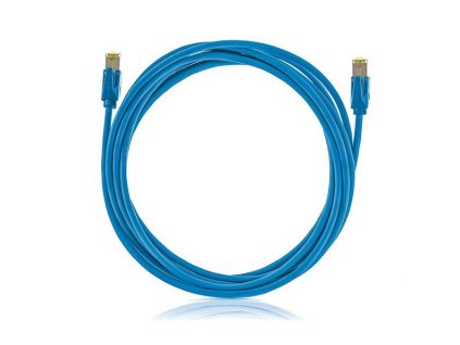 KELine Patch kábel Cat6A, STP, LSOH, 5m, modrý KEL-C6A-P-050-BL
