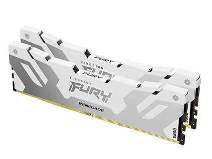 KINGSTON DIMM DDR5 32GB (Kit of 2) 6800MT/s CL36 FURY Renegade Bílá XMP KF568C36RWK2-32