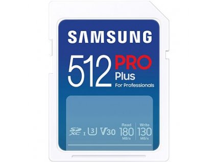 Samsung/SDXC/512GB/180MBps/Class 10/Modrá MB-SD512S/EU