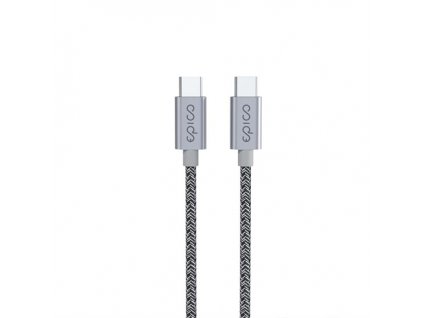 EPICO Opletený Kábel USB-C na USB-C 1.2M - Vesmirne šedá 9915141300018