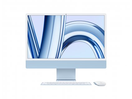 Apple iMac 24/23,5''/4480 x 2520/M3/8GB/256GB SSD/M3/Sonoma/Blue/1R MQRC3CZ/A