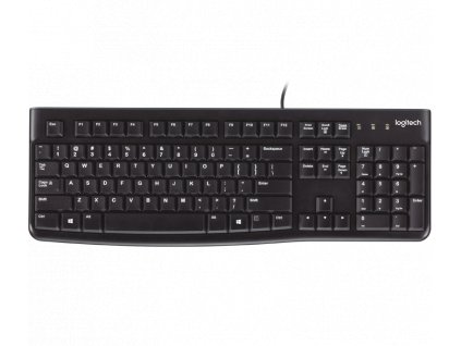 Logitech K120/Drátová USB/RU-Layout/Černá 920-002522