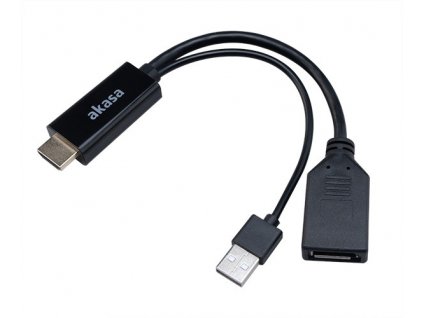 AKASA - HDMI na DP kabel AK-CBHD24-25BK