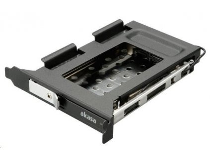 AKASA HDD box Lokstor M23, 2.5" SATA HDD/SSD na internú pozíciu PCI, čierna AK-IEN-04