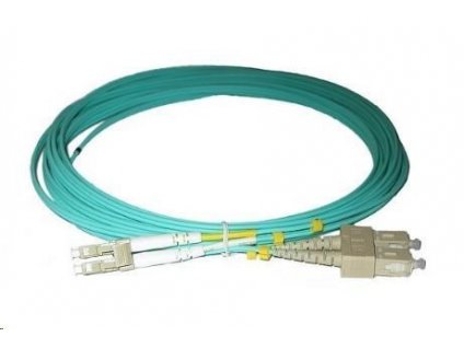 Duplexní patch kabel MM 50/125, OM3, LC-SC, LS0H, 7m DPX-50-LC/SC-OM3-7