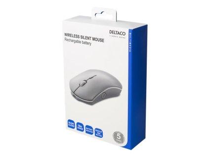DELTACO MS-800, Bezdrôtová myš, 600 mAh, 1600 DPI MS-800