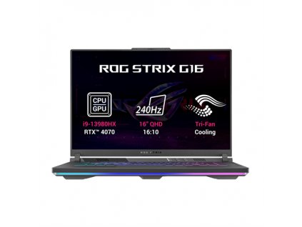 ASUS ROG Strix G16 i9-13980HX/16GB/1TB SSD/16" FHD/RTX4070/Win11Home/Eclipse Gray G614JI-N4089W