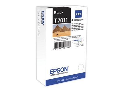kazeta EPSON WorkForce WP4000,WP4500 black XXL (3400 str.) C13T701140