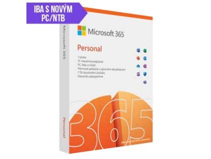 MICROSOFT 365 Personal SK 1rok ML (2024) SN QQ2-01760SN