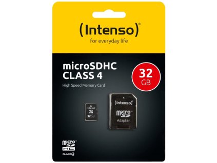 INTENSO Micro SDHC karta 32GB Class4 3403480