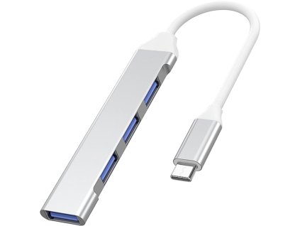 PremiumCord Hub USB-C na USB 3.2A + 3x USB 2.0 ku31hub12