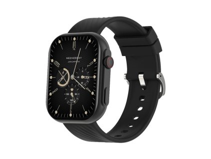 MANTA REVO Smartwatch, Smart hodinky, čierne SWU401BK