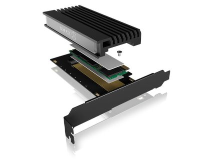 RAIDSONIC ICY BOX PCIe karta M.2 NVMe SSD IB-PCI214M2-HSL