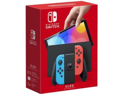 NINTENDO Switch OLED Neon Red & Blue Joy-Con NSH007