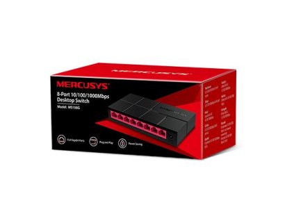 MERCUSYS MS108G, 8-Port 1000 Mbps Desktop Switch MS108G