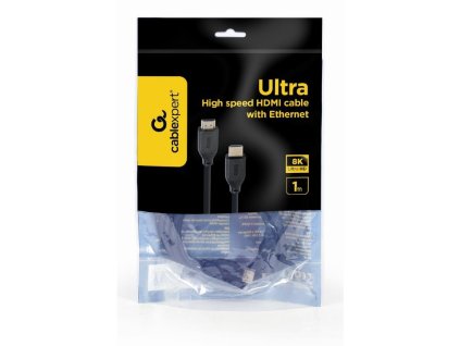 GEMBIRD Kábel HDMI 2.1 M/M 1m, 8K Ultra High CC-HDMI8K-1M