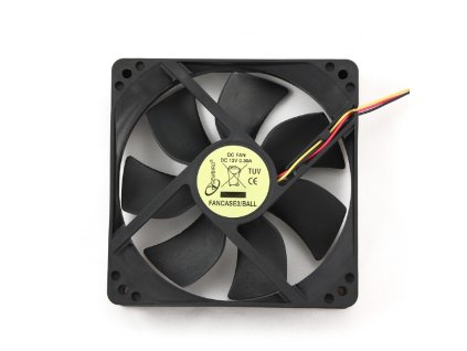 GEMBIRD FANCASE3/BALL, Ventilátor 120mm 12V FANCASE3/BALL