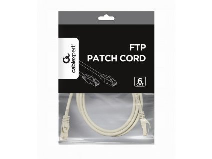 PATCH KABEL FTP cat.6, 2m gray PP6-2M