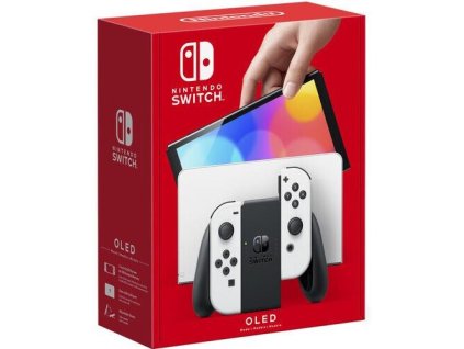 NINTENDO Switch OLED Joy-Con, biela NSH008