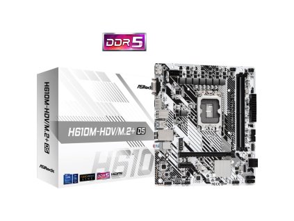 ASROCK Základná doska H610M-HDV/M.2+ D5 H610M-HDV/M.2+ D5
