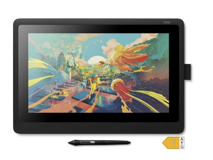 Cintiq 16 Overhead View pen below s