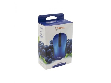 SBOX M-901BL, Optická myš drôtová 3D Optical blu M-901BL