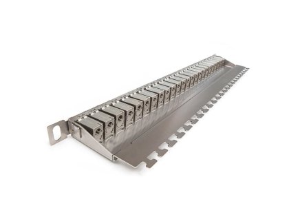 KELINE Patch panel HD, Cat 6A, osadený s 24xKEJ KEP-C6A-S-HD-05