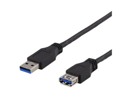 DELTACO USB3-241,Kábel USB 3.1 A-A 1m predlžovací USB3-241
