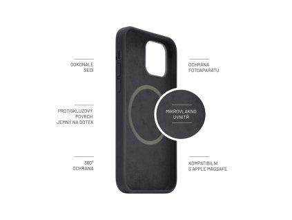 FIXED MagFlow Apple iPhone 14+, čierny FIXFLM-929-BK