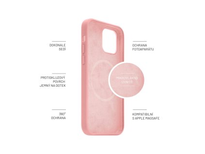 FIXED MagFlow Apple iPhone 14 P, ružový FIXFLM-930-PI