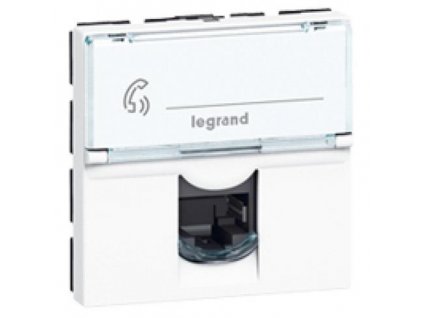 Legrand LCS3 MOSAIC zásuvka 1xRJ45 FTP Cat5E, 2 moduly 076555
