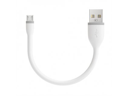 Satechi kábel Flexible USB to Micro USB 0.15m - White ST-FCM6W