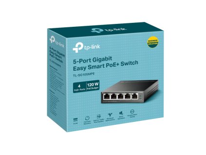 TP-Link TL-SG105MPE SMART Switch 5-Port/1Gbps/PoE+ TL-SG105MPE
