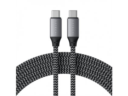 Satechi kábel USB-C to USB-C Cable 100W 2m - Space Gray ST-TCC2MM