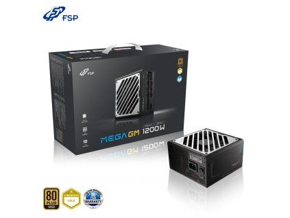 FSP MEGA GM/1200W/ATX 3.1/80PLUS Gold/Modular/Retail PPA12A1502