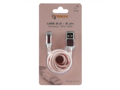SBOX IPH7-RG Apple Lightning/USB-A ruž/zlat 1,5m IPH7-RG
