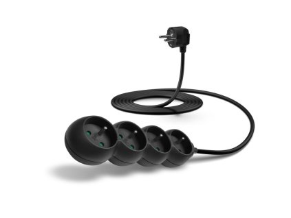 CONNECT IT 4 PowerRex, Predlžovačka, 4x FR, 3m, č CES-1326-BK
