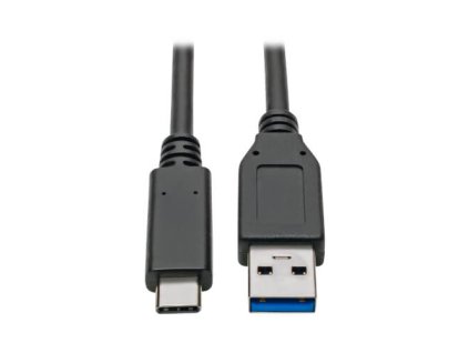 PremiumCord kábel USB-C - USB 3.0 A (USB 3.1 generation 2, 3A, 10Gbit/s) 0,5m ku31ck05bk