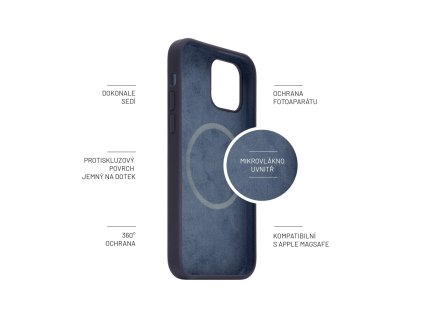 FIXED MagFlow Apple iPhone 14 Pro, modrý FIXFLM-930-BL