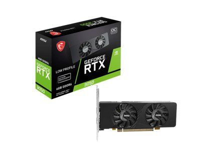 MSI GeForce RTX 3050 LP E/OC/6GB/GDDR6 RTX 3050 LP E 6G OC