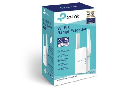TP-Link RE505X, AX1500 Wi-Fi Range Extender RE505X