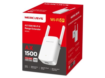 MERCUSYS ME60X AX1500 Wi-Fi 6 Range Extender ME60X