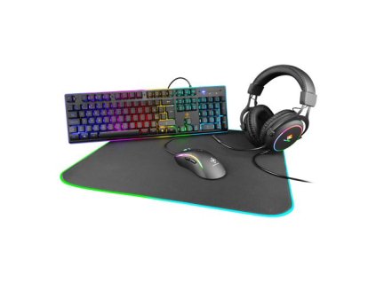 DELTACO GAM-084-UK, Herná sada 4v1 GAM-084-UK