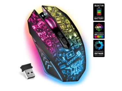 CONNECT IT DOODLE 2 PRO, Bezdrôtová myš (USB-C) CMO-3515-DD