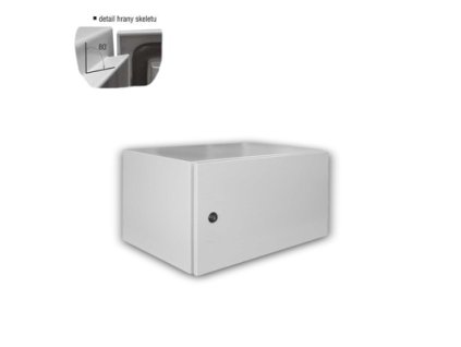 Datacom 19''vonkajší rozvádzač 4U/600x400 IP65 sivý 71945