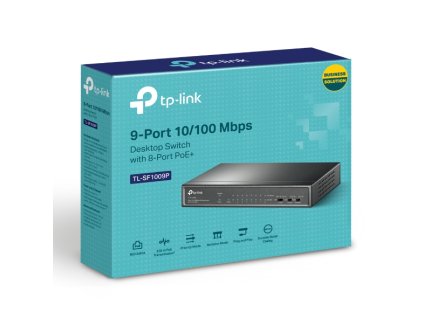 TP-Link TL-SF1009P, Switch 8-Port/100Mbps/Des/PoE+ TL-SF1009P