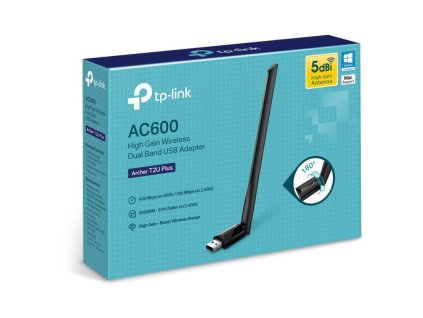 TP-Link AC600 High Gain Wireless Dual Band USB ARCHER T2U PLUS